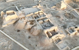 The Ruins of Shikchin Buddhist Temple in Yanqi