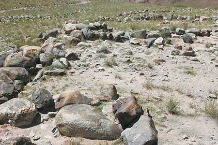 Carved Stones with Patterns of Deer